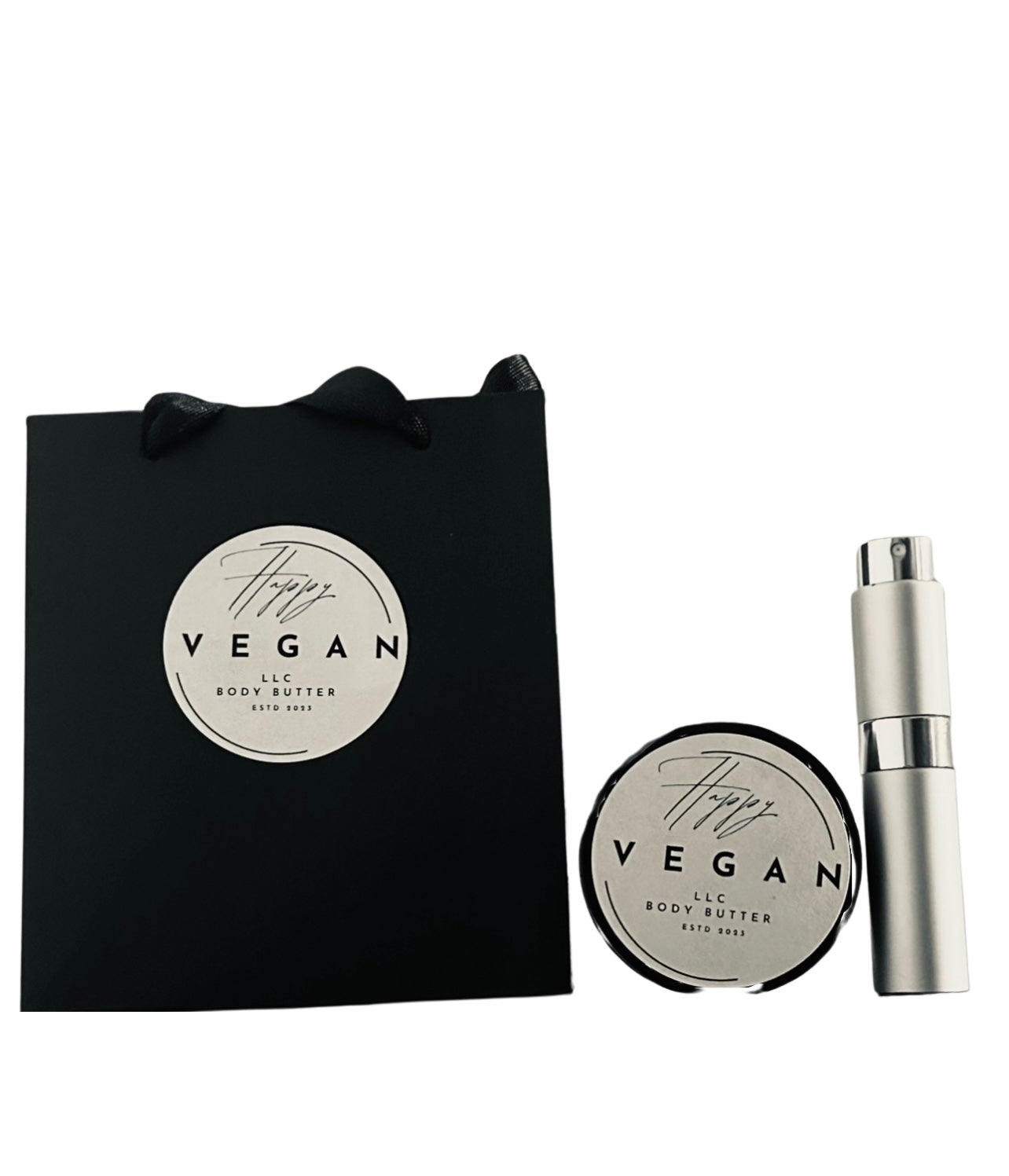 Happy Vegan Gift Bag Set, Qualified, (W)